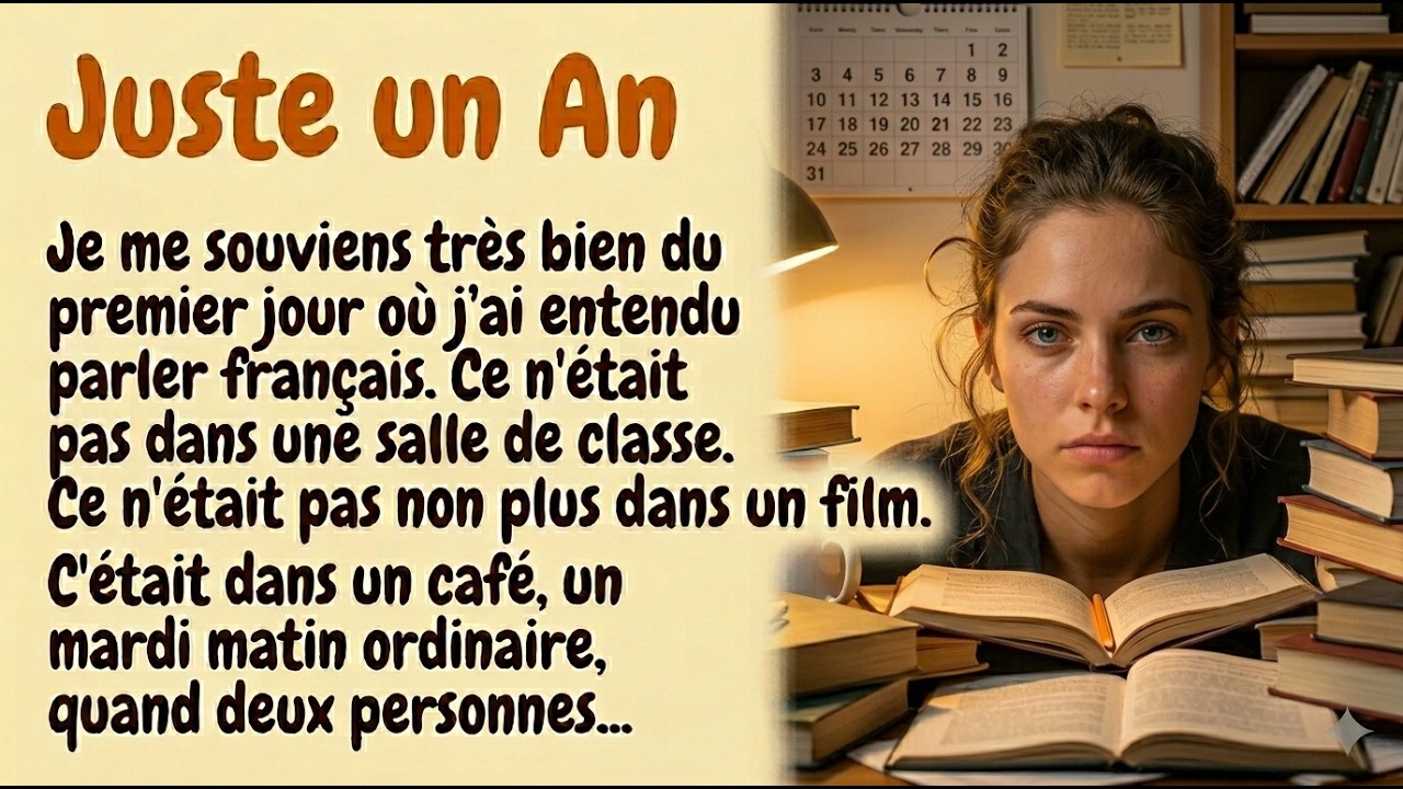 Un an pour apprendre le français | French  Listening Practice (B1) cover art