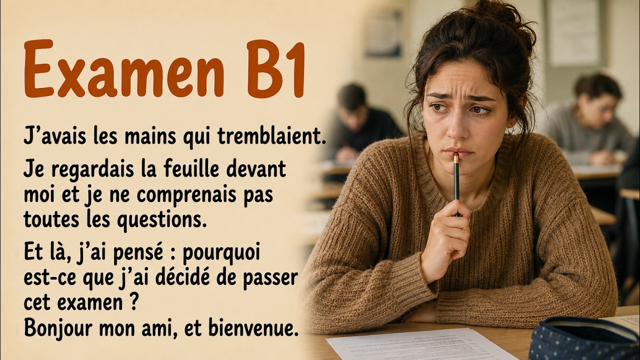 J'ai passé le B1 en français | French Listening Practice (B1) cover art