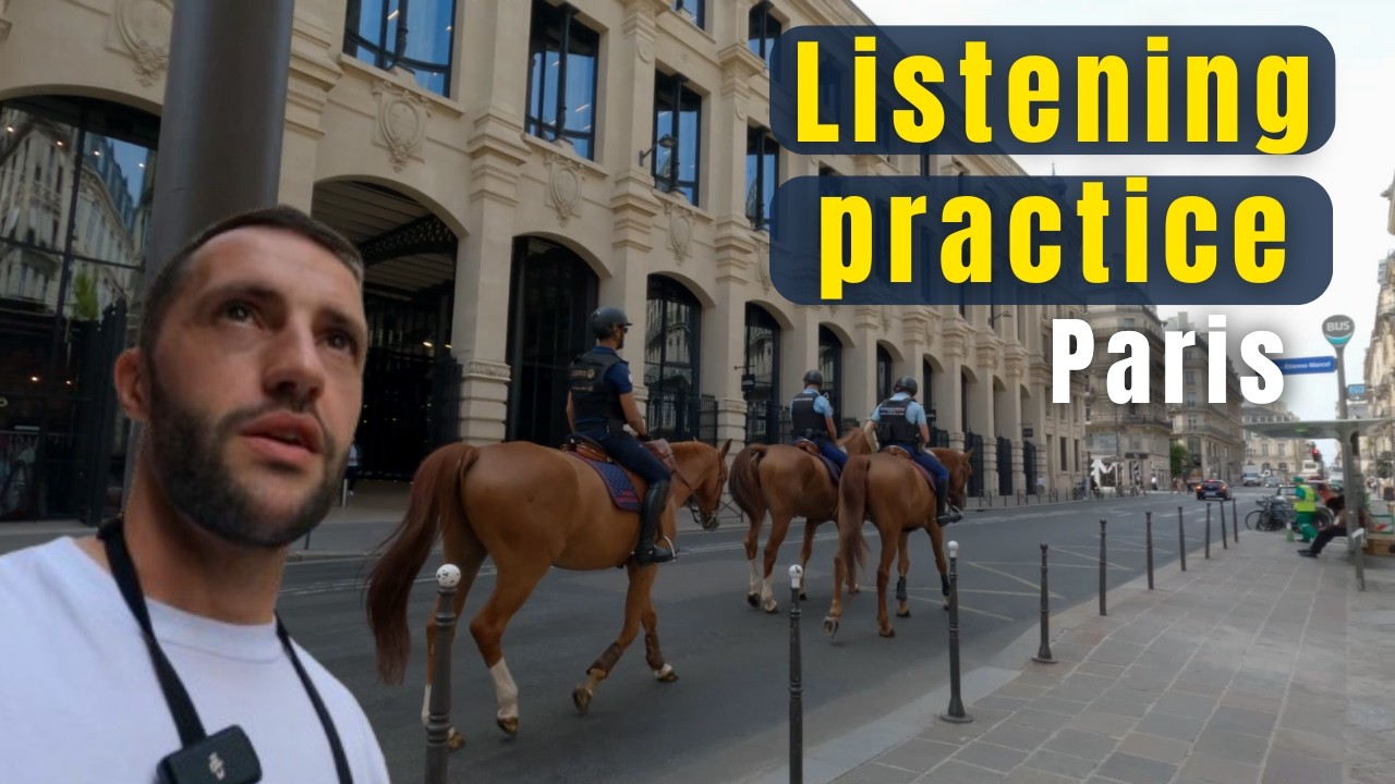 Easy French in Paris Listening Practice  | Episode 6 (FR/EN Subtitles) Native French listening cover art
