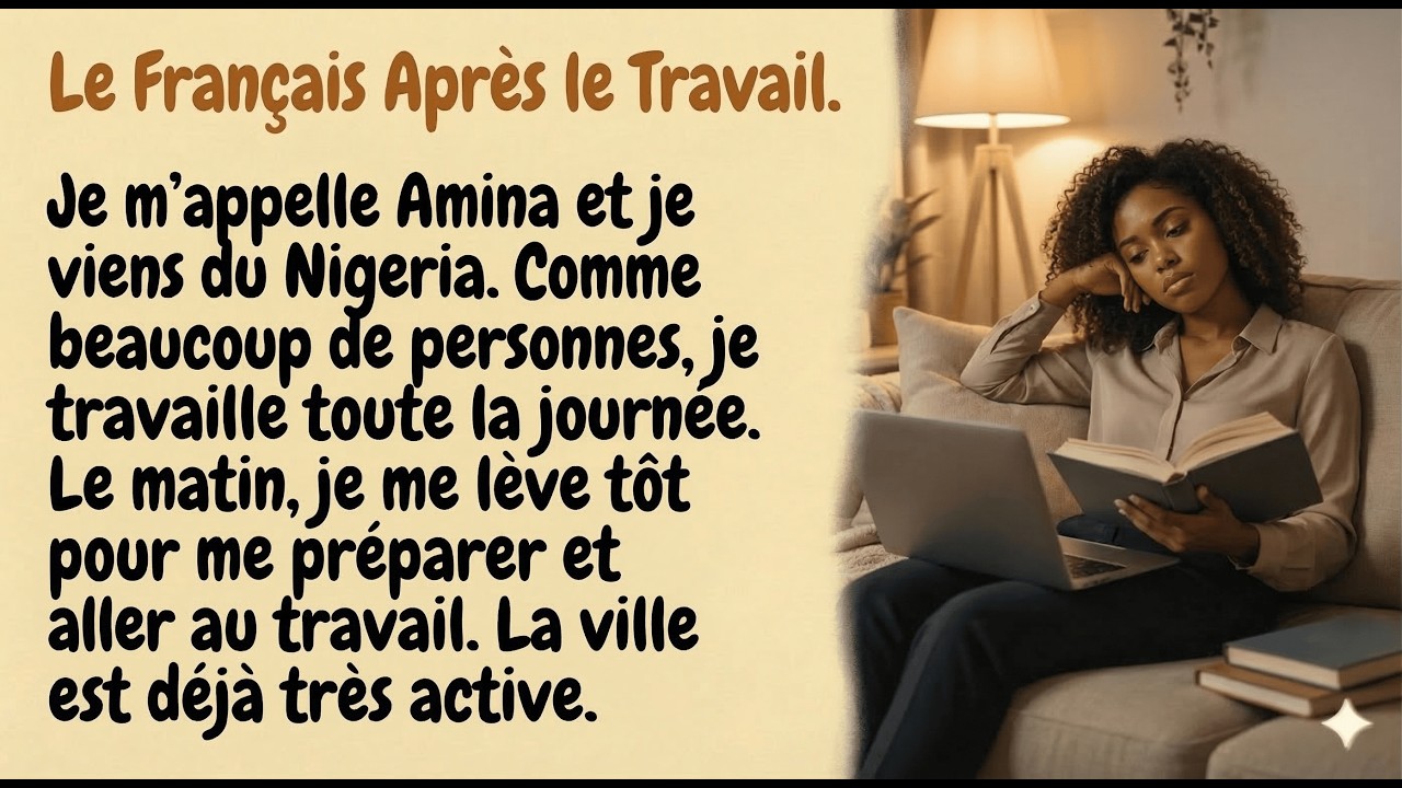 Apprendre le Français Après le Travail | French  Listening Practice (B1) cover art