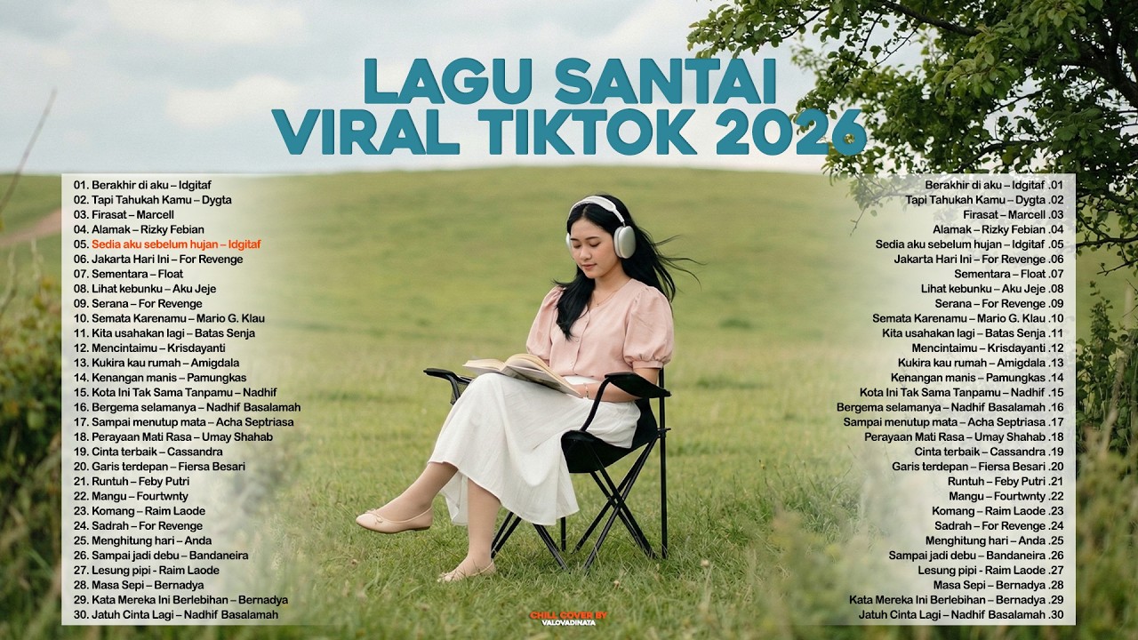 Lagu Santai Viral Tiktok 2026 — Lagu Terbaru 2026 Full Album 🍃 |  Lagu Enak Didengar Saat Santai🤍🎧 cover art