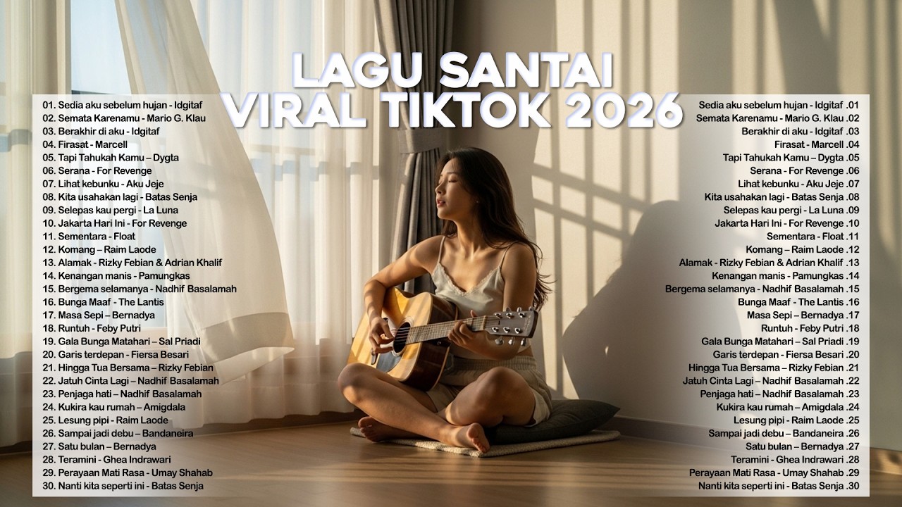 Lagu Santai Viral Tiktok 2026 — Lagu Pop Indonesia Terbaru 2026 🍃💗 | Top Hits Indonesia 2026 🤍🎧 cover art