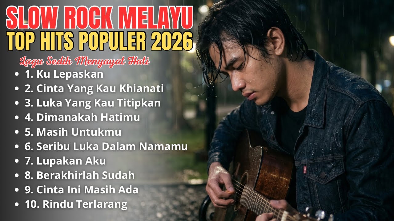 KUMPULAN LAGU VIRAL - LAGU SEDIH MENYAYAT HATI - SLOW ROCK MELAYU TERBARU 2026 cover art