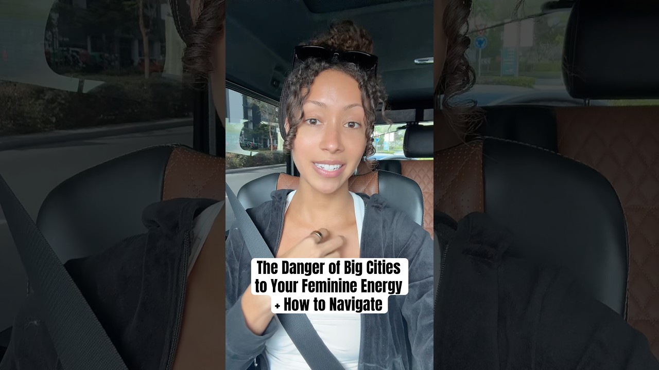 How large cities impact your feminine energy