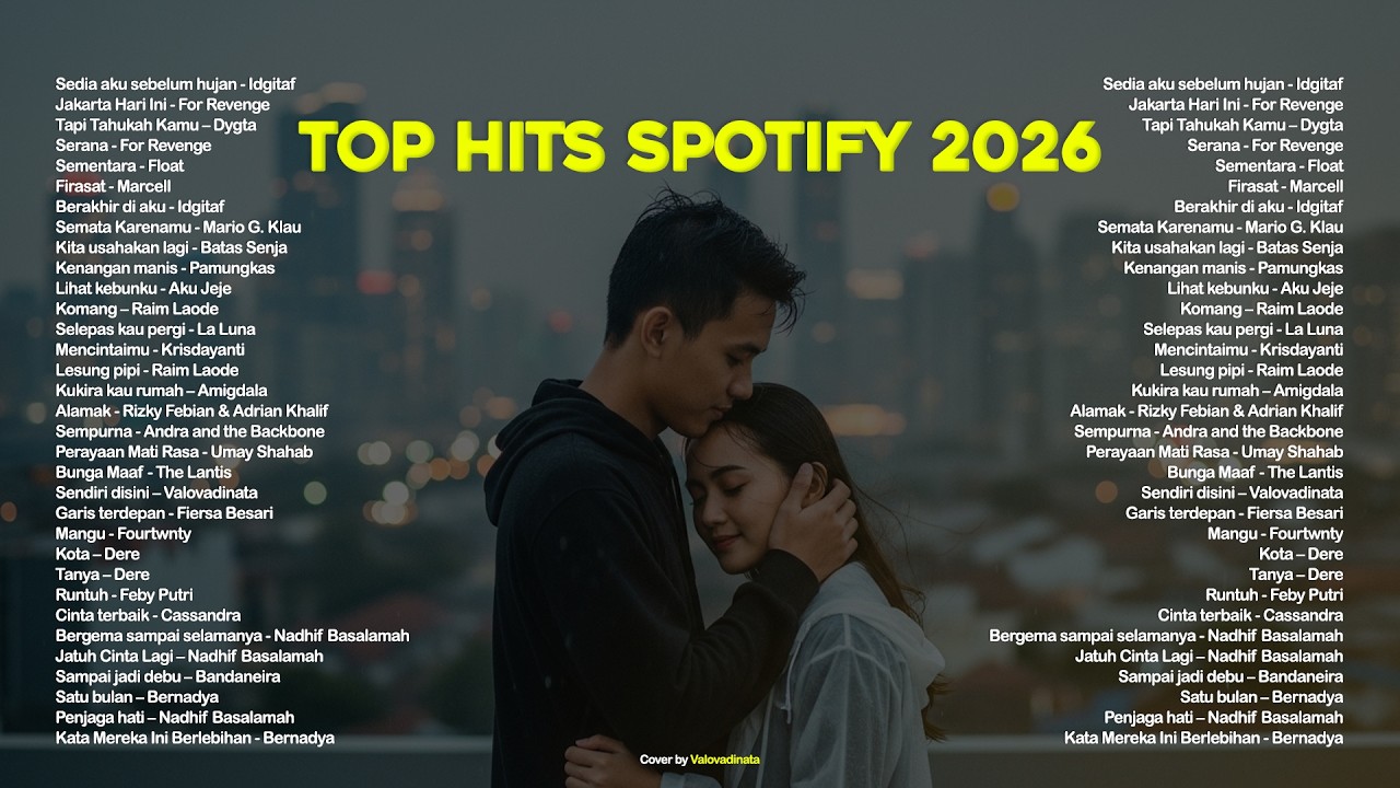 Top Hits Spotify Indonesia 2026 🍃 — Lagu Hits Spotify 2026 | Sedia Aku Sebelum Hujan 🤍🎧 cover art