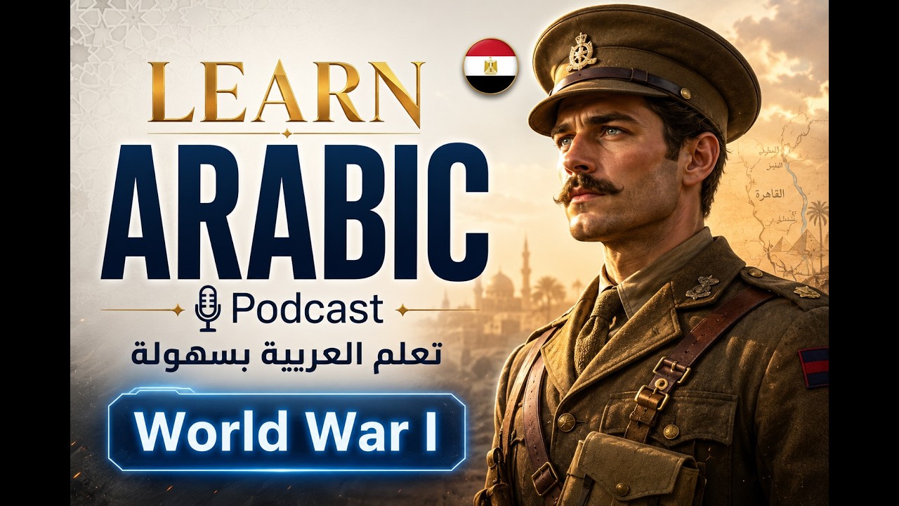 Learn Arabic Podcast | Learn Arabic Through History: World War I (Simple Arabic) | Arabic Podcast cover art