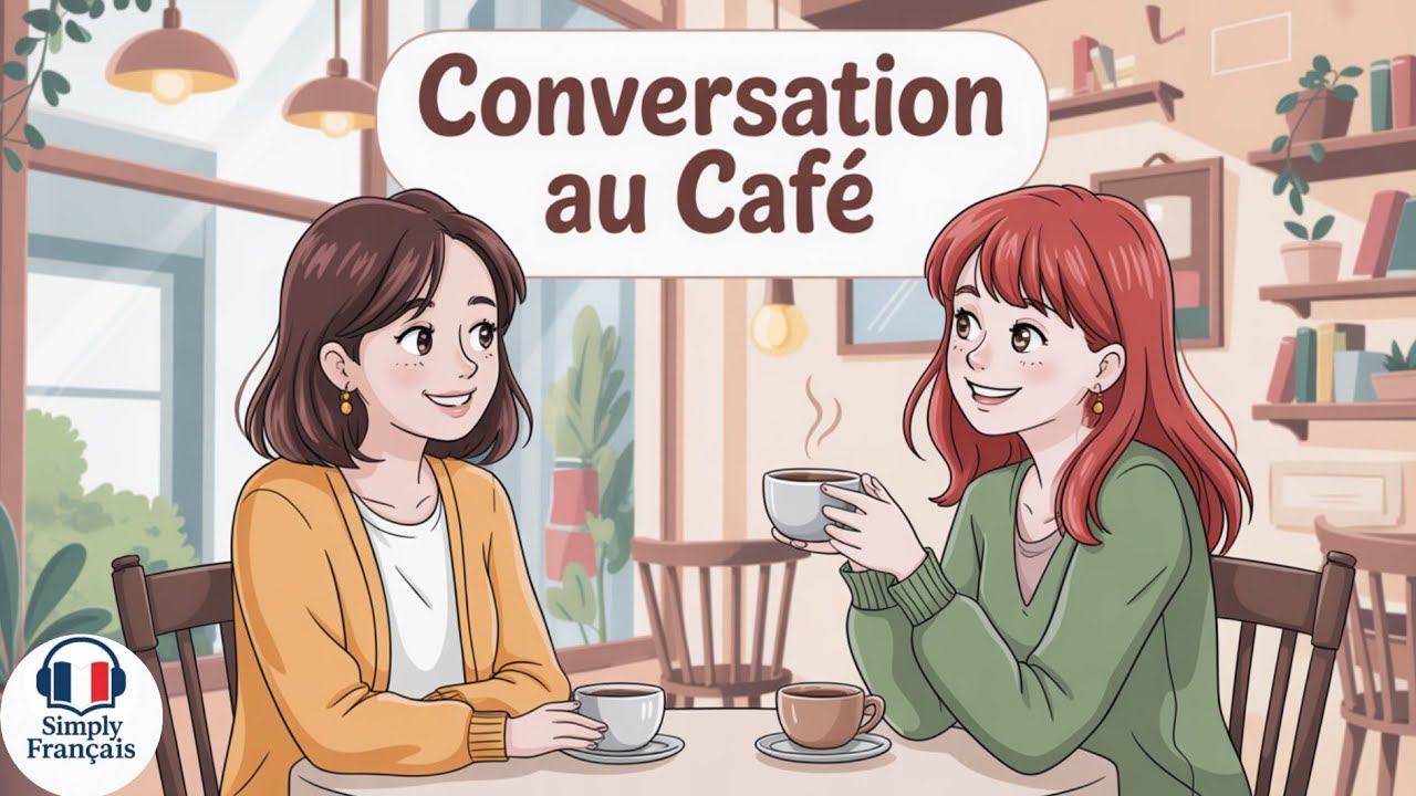 Podcast français | Conversation au café : Parlez français naturellement avec des histoires réelles cover art
