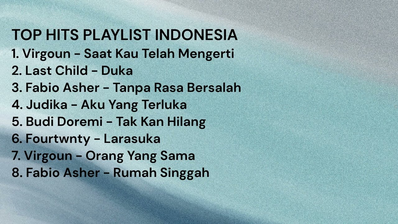 TOP HITS PLAYLIST INDONESIA 2023 cover art