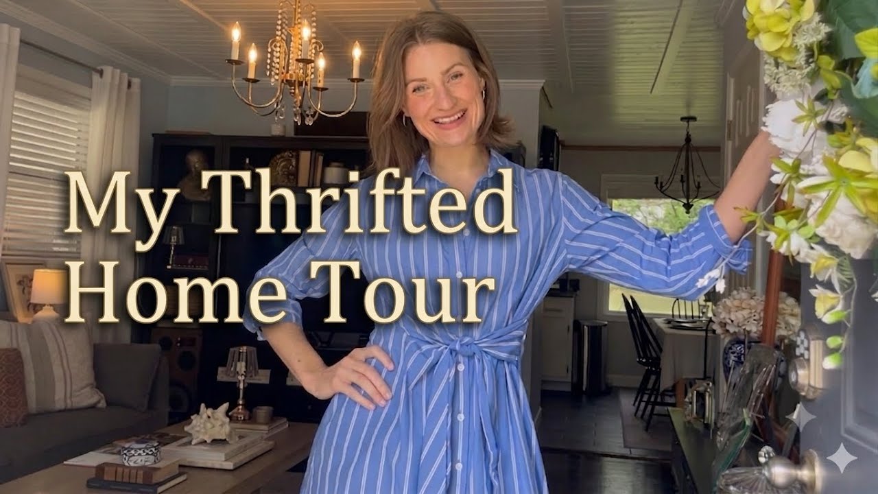 Inside Our Cozy 1040 sq ft Thrifted Home (Tour) cover art