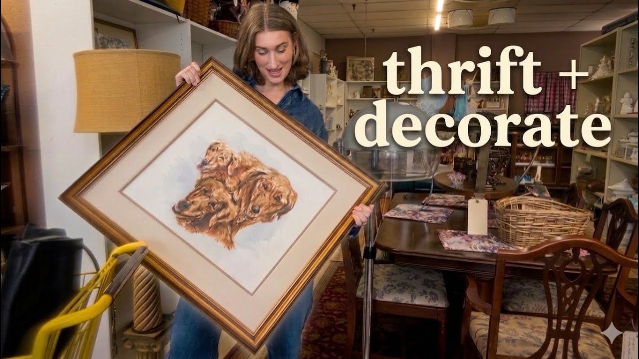 A Visit to the Cutest Thrift Antique Store + Styling the Pieces at Home cover art