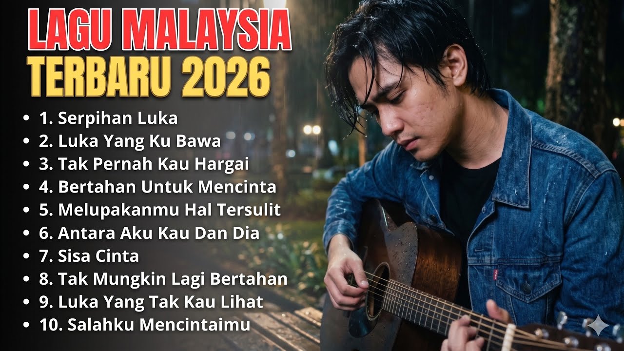 LAGU SLOW ROCK MELAYU PALING SEDIH 2026 - MENYAYAT HATI 💔  cover art