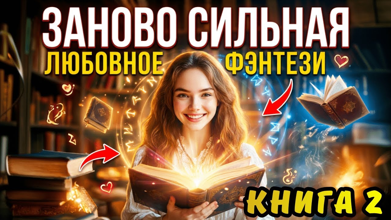 АУДИОКНИГА ПОЛНОСТЬЮ: ЗАНОВО СИЛЬНАЯ — КНИГА 2 💖 ЛЮБОВНОЕ ФЭНТЕЗИ cover art