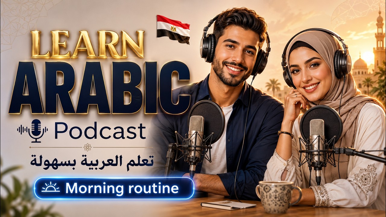 Learn Arabic Podcast | Morning Routine in Simple Arabic (A1-A2) | Arabic Podcast cover art