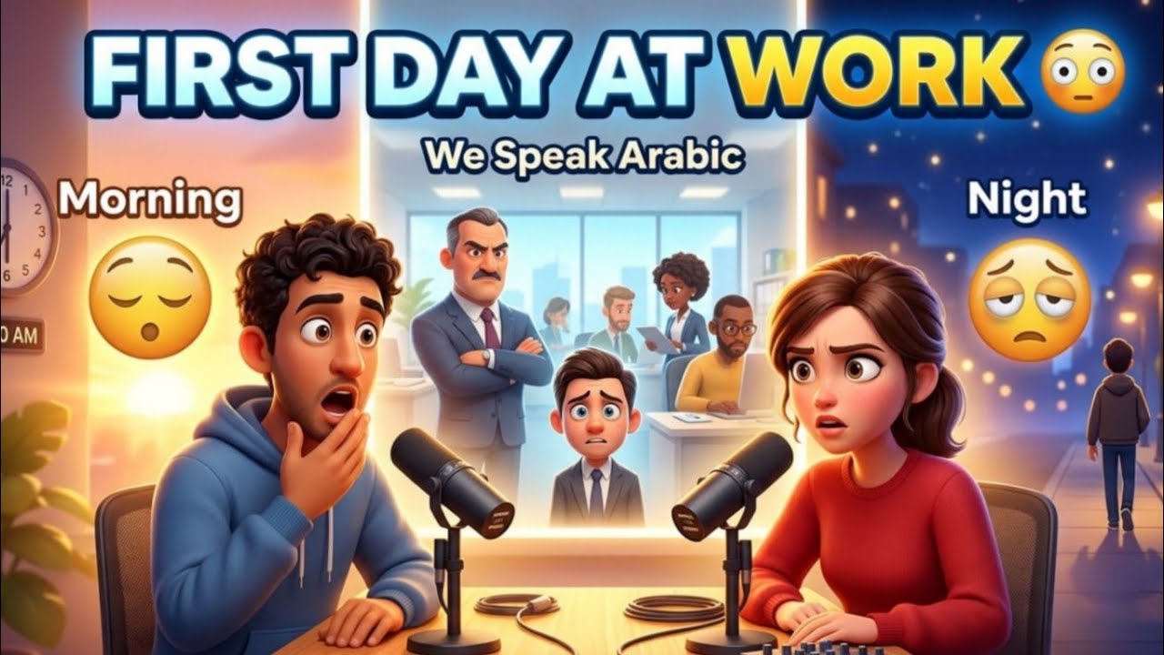 First Day at a New Job | Learn Arabic Podcast | Ep55 cover art