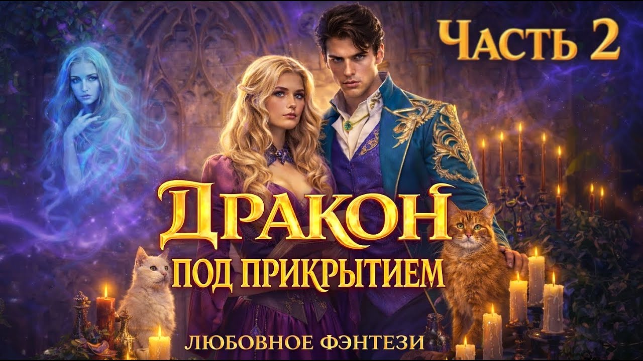 АУДИОКНИГА ПОЛНОСТЬЮ: ДРАКОН ПОД ПРИКРЫТИЕМ Часть 2 | ЛЮБОВНОЕ ФЭНТЕЗИ cover art
