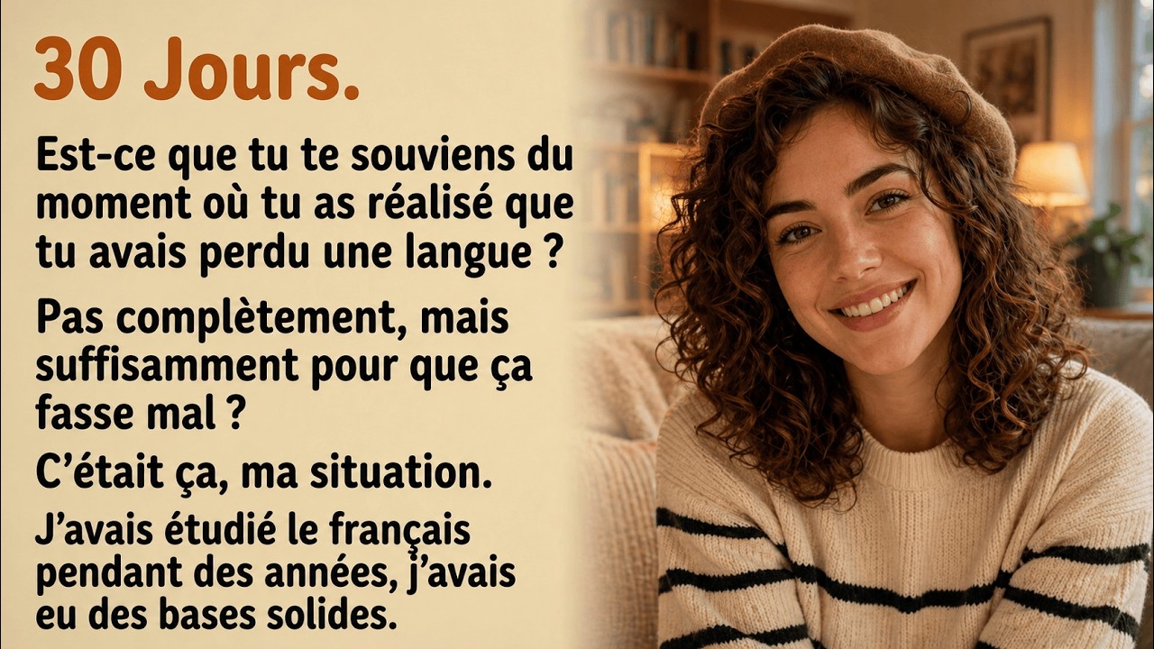 J'ai retrouvé mon français en 30 jours | French Listening Practice (B1) cover art