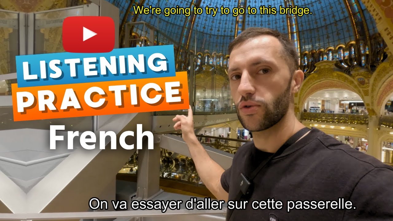 Easy French in Paris Listening Practice  | Episode 7 (FR/EN Subtitles) Native French listening cover art