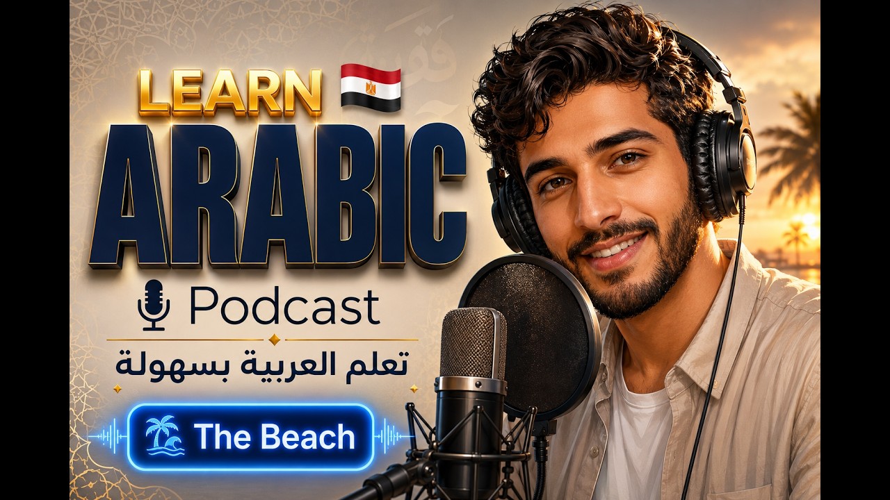 Learn Arabic Podcast | The Beach (B1-B2) | Arabic Podcast cover art