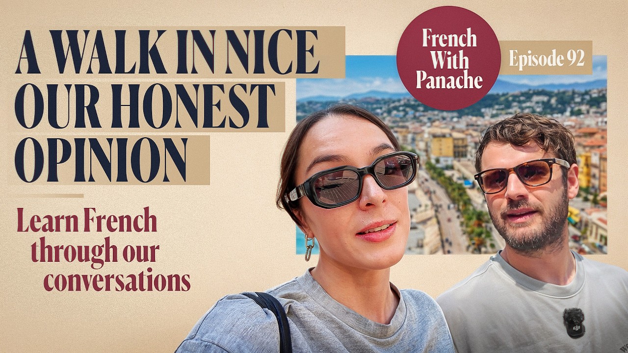 Balade à NICE, avec nos yeux de Français 🇫🇷 | French With Panache #92 cover art