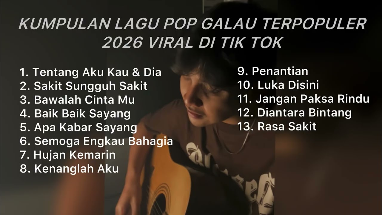 KUMPULAN LAGU POP GALAU TERPOPULER 2026 VIRAL DI TIK TOK || playlist lagu galau brutall cover art