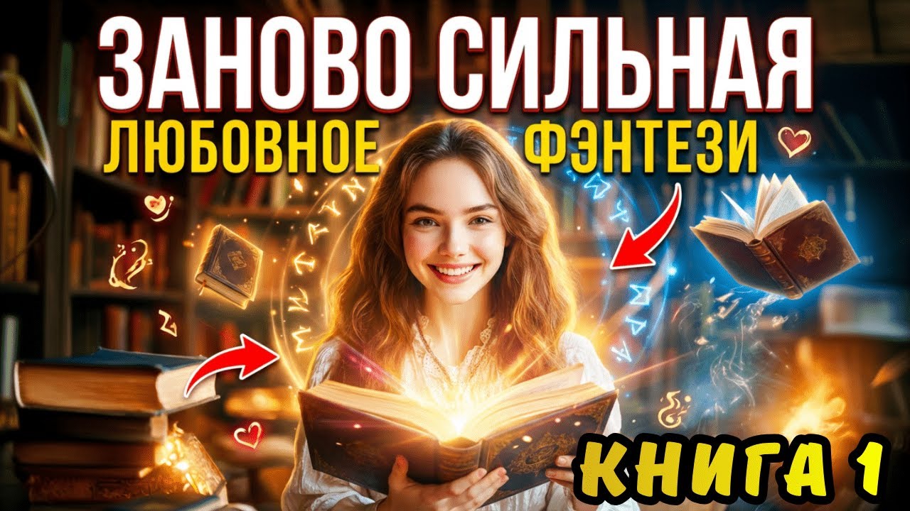 АУДИОКНИГА ПОЛНОСТЬЮ: ЗАНОВО СИЛЬНАЯ  — КНИГА 1 💖 ЛЮБОВНОЕ ФЭНТЕЗИ cover art