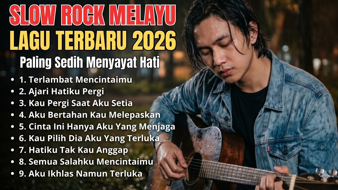 SLOW ROCK MELAYU PALING SEDIH 😭 PATAH HATI 💔 VIRAL 2026 / SEDIH BANGET cover art
