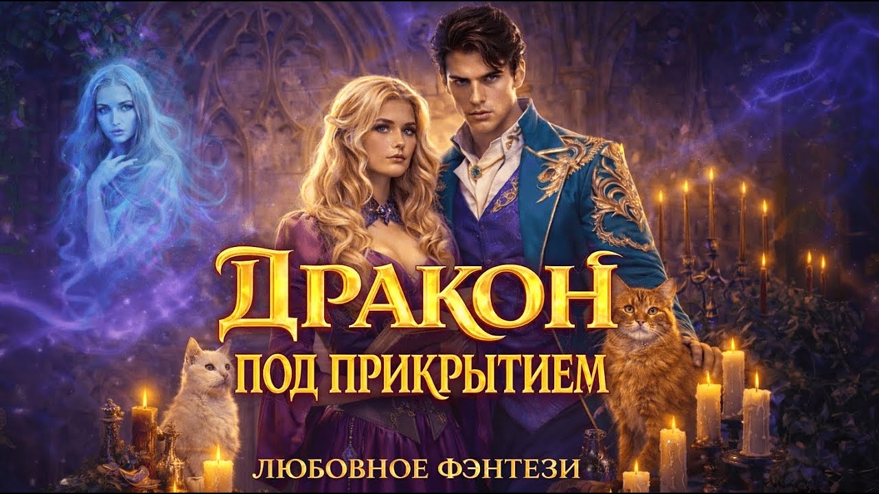 АУДИОКНИГА ПОЛНОСТЬЮ: ДРАКОН ПОД ПРИКРЫТИЕМ | ЛЮБОВНОЕ ФЭНТЕЗИ cover art