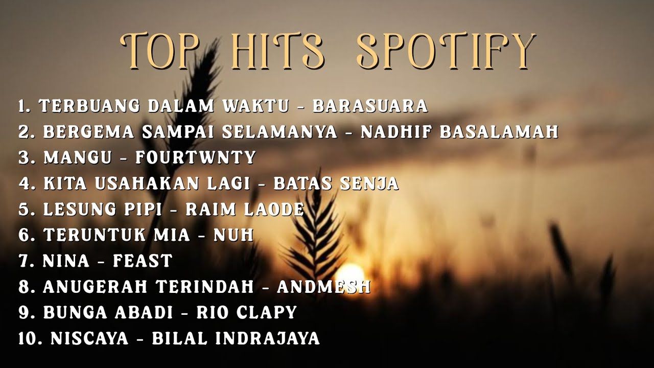 Top Playlist Lagu Indonesia Terbaik, Terhits, dan Terpopuler 2025 cover art