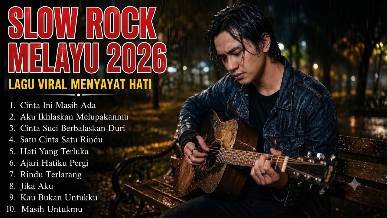 LAGU SLOW ROCK MELAYU TERBARU 2026 / Paling Sedih Menyayat Hati / Lagu Pop Minang / Slow Melayu🎶 cover art
