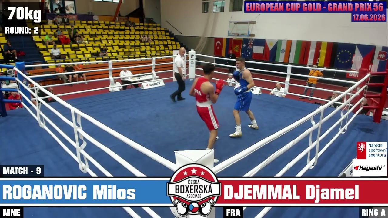 Miloš Roganović (MNE) vs. Djamel Djemmal (FRA) Grand Prix Ústí nad Labem 2026 (70kg)