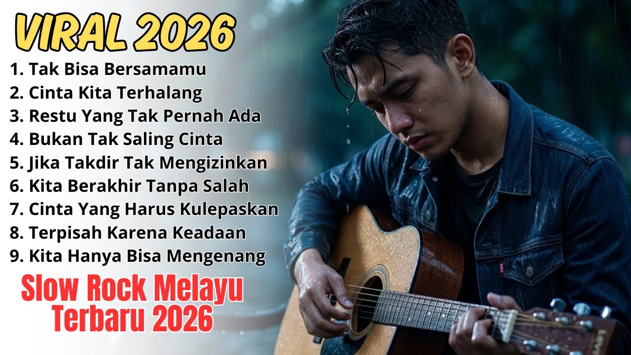 SLOW ROCK MELAYU TERBAIK 2026/PaLING MENYAYAT HATI 💔/Cocok Untuk Menemani Aktivitas  cover art