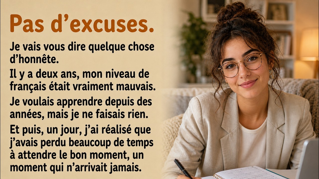 Apprendre le français sans perdre de temps | French Listening Practice (B1) cover art