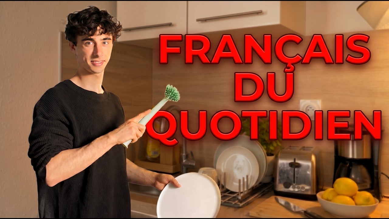 Apprends le français du quotidien : Les tâches ménagères 🧺🧹 (Comprehensible Input) cover art