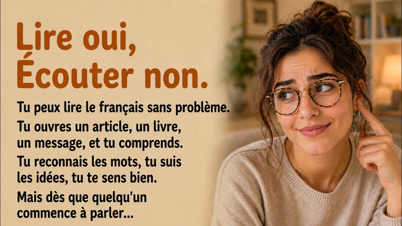 Pourquoi tu ne comprends pas le français parlé ? | French Listening Practice (B1) cover art