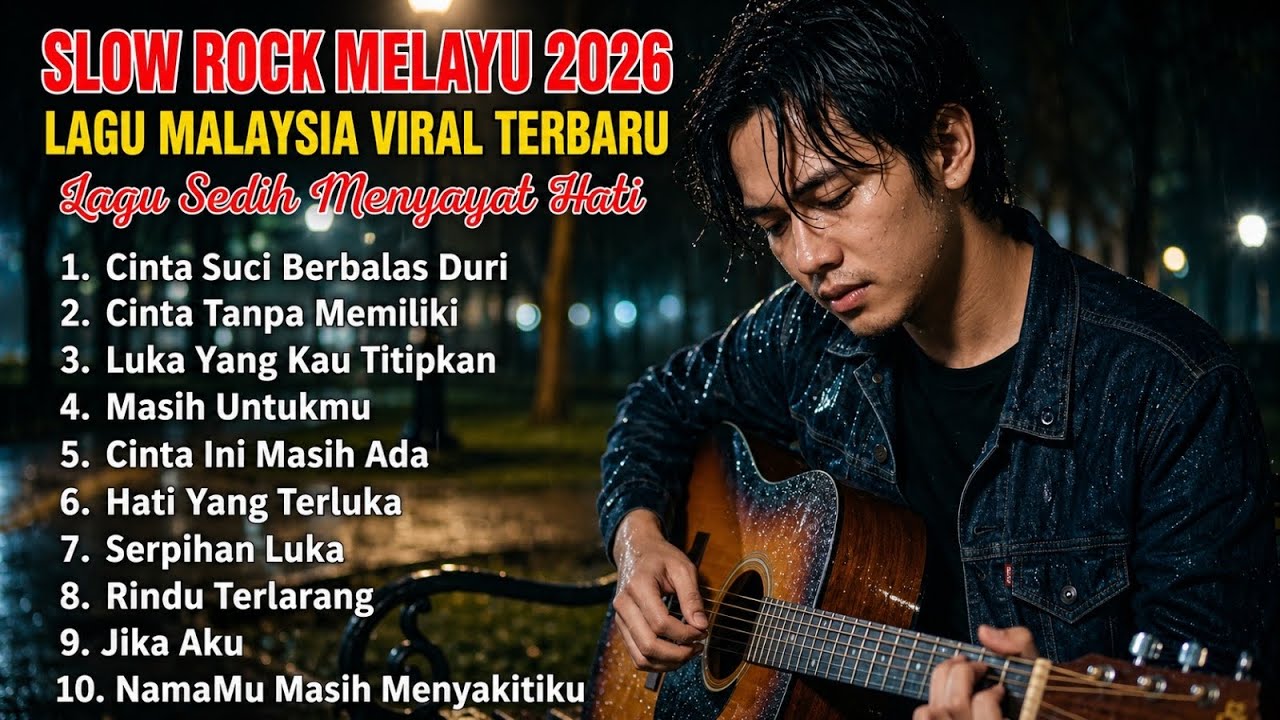 LAGU SLOW ROCK MELAYU TERBARU 2026 / Paling Sedih Menyayat Hati / Lagu Pop Minang / Slow Melayu🎶 cover art