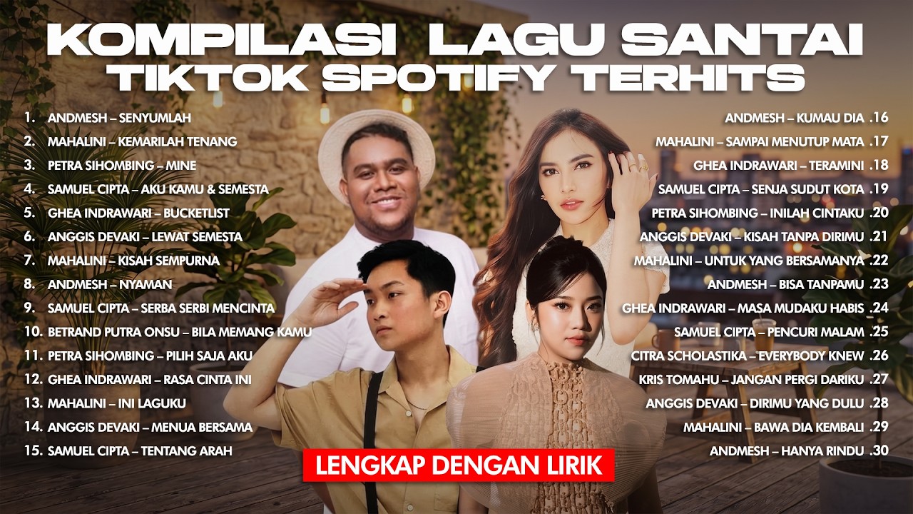 KOMPILASI LAGU SANTAI TERHITS TIKTOK SPOTIFY - POP INDONESIA TERVIRAL cover art