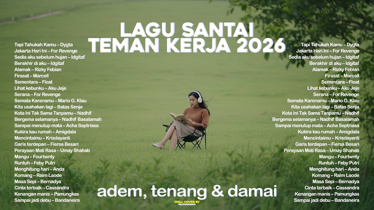 Lagu Santai Viral Tiktok 2026 — Lagu Santai Teman Kerja 2026 🍃 | Pop Hits Indonesia 2026 🤍🎧 cover art