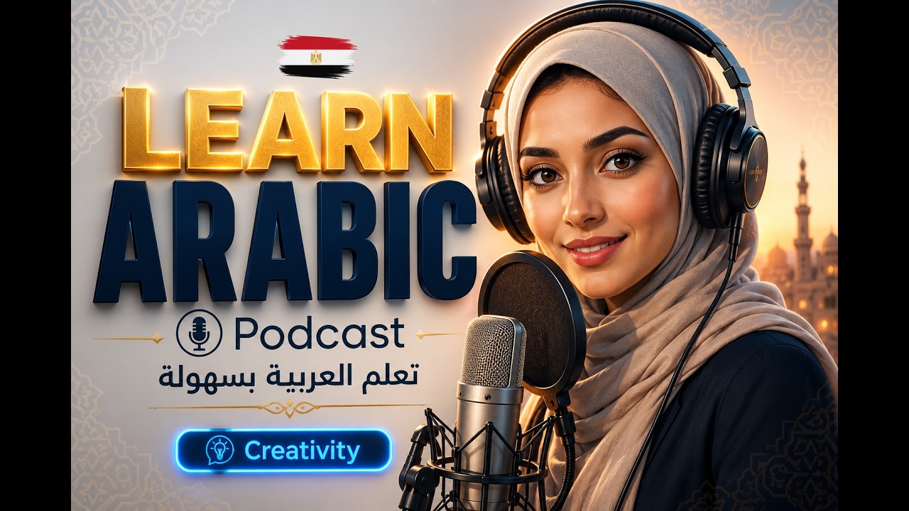 Learn Arabic Podcast | Creativity (B1/B2) | Arabic Podcast cover art
