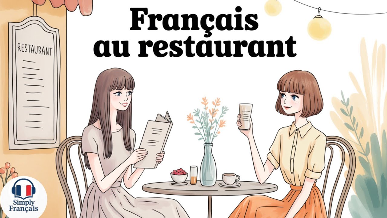 Apprenez le français grâce aux conversations du quotidien | Le français au restaurant cover art