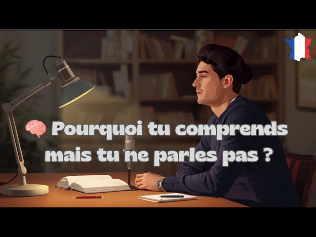 🎙️ Podcast – Parler  avec fluidité : Pourquoi ton cerveau bloque quand tu veux parler français ? cover art