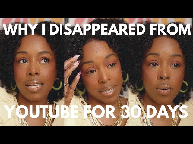 Why I Disappeared from YouTube for 30 Days cover art