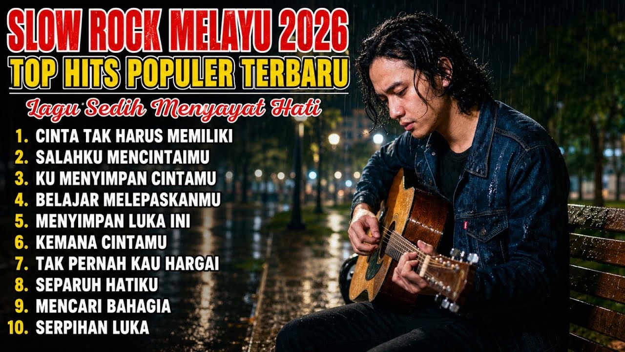 LAGU SLOW ROCK MELAYU TERBARU 2026 / Paling Sedih Menyayat Hati / Lagu Pop Minang / Slow Melayu🎶 cover art