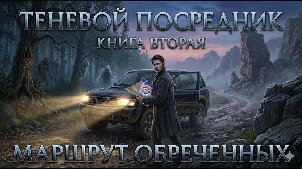 Аудиокнига | Теневой Посредник | Книга 2 | Маршрут Обреченных | Мистика, Приключения, Фэнтэзи cover art