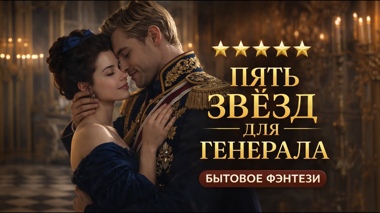 АУДИОКНИГА ПОЛНОСТЬЮ: ПЯТЬ ЗВЁЗД ДЛЯ ГЕНЕРАЛА | ЛЮБОВНОЕ ФЭНТЕЗИ cover art