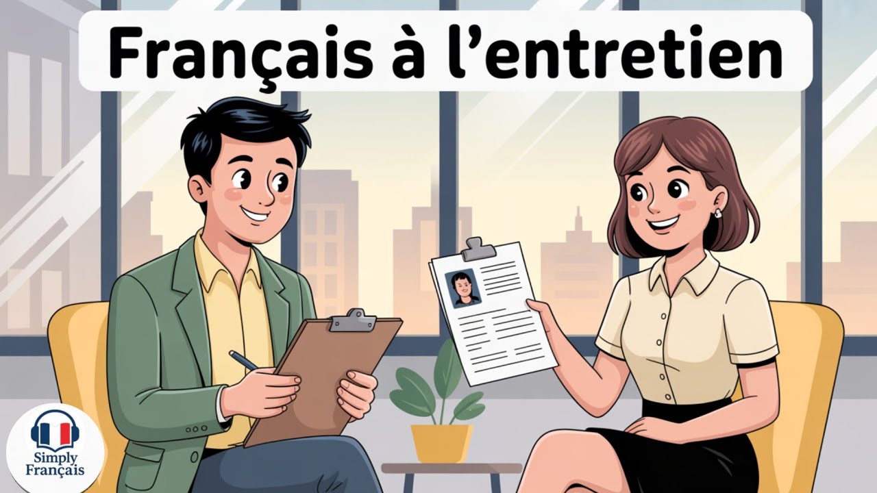 Podcast français | Réussis ton entretien en français ! Les phrases simples qui font la différence cover art