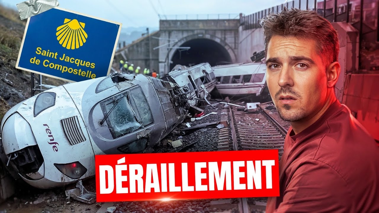 Le DÉRAILLEMENT du TRAIN qui a CHOQUÉ L’ESPAGNE (Saint-Jacques-de-Compostelle) cover art