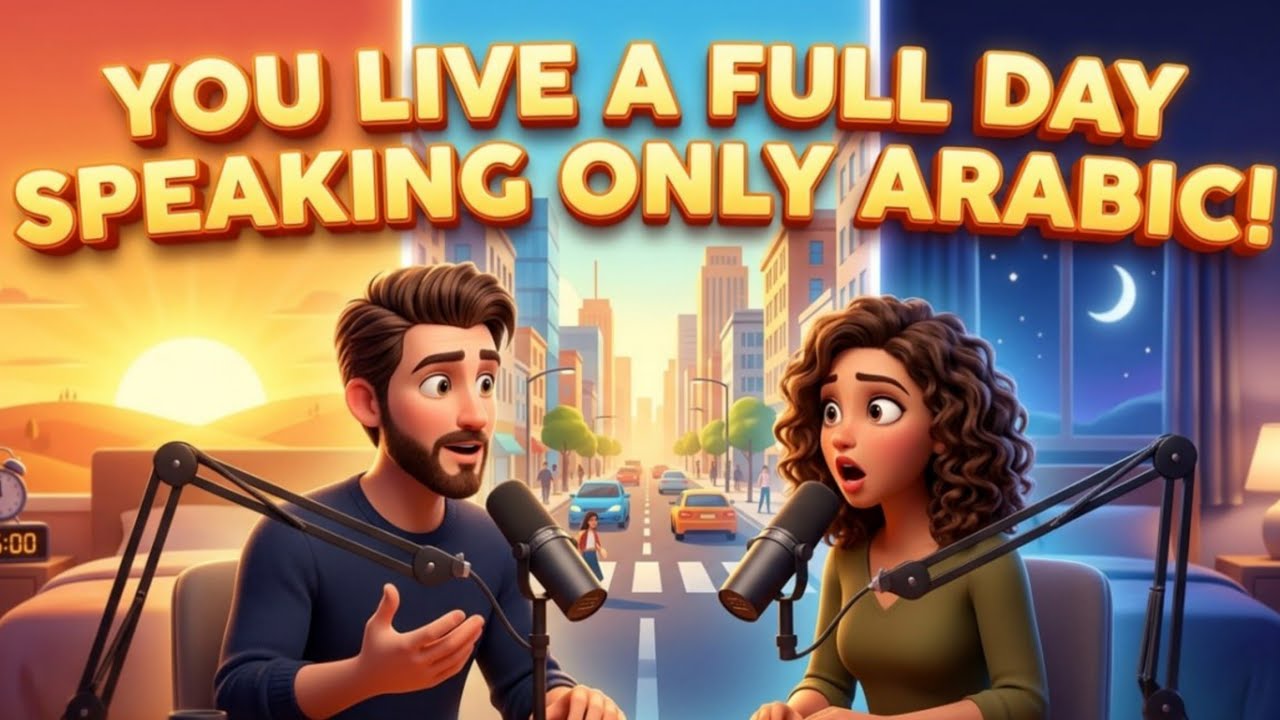 You Live a FULL DAY Speaking Only Arabic | Learn Arabic Podcast | Ep54 cover art