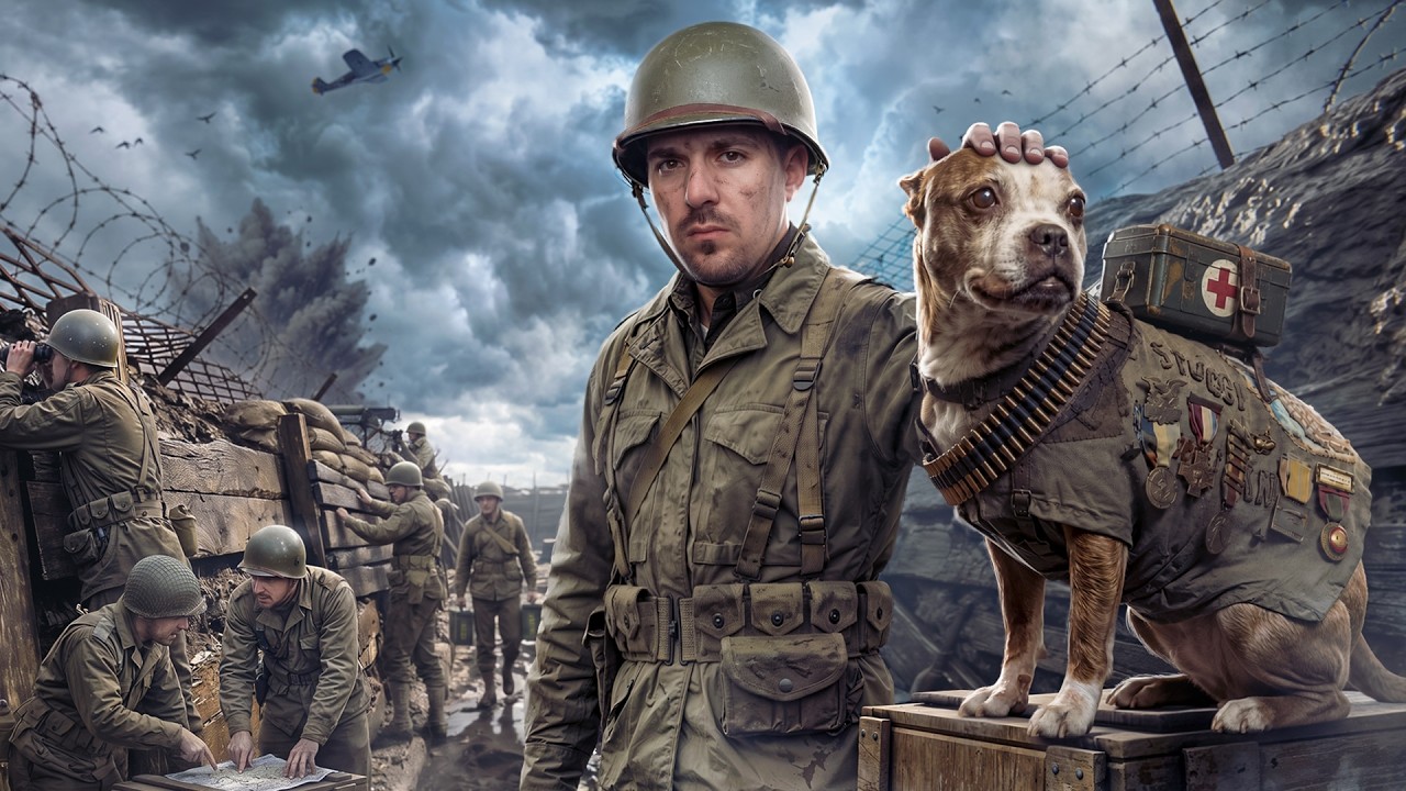 Le chien errant devenu SERGENT de l'ARMÉE AMÉRICAINE cover art