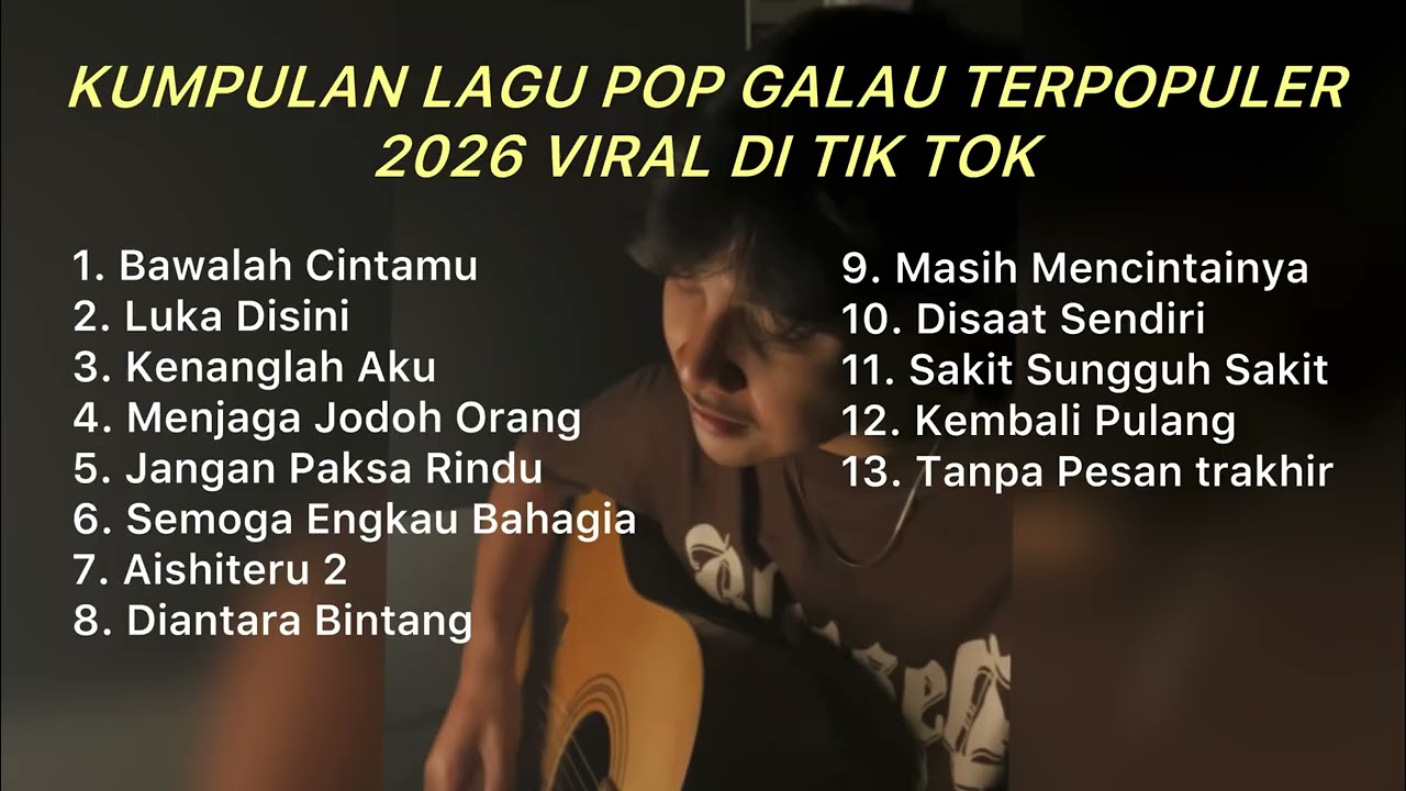 KUMPULAN LAGU POP GALAU TERPOPULER 2026 VIRAL DI TIK TOK || Playlist lagu galau brutall cover art