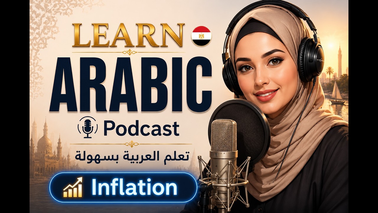 Arabic Learning Podcast | Inflation in Simple Arabic (B1-B2) | Arabic Podcast cover art